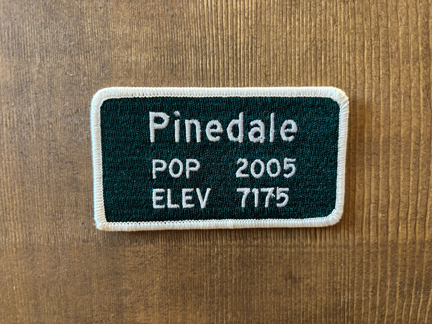 Pinedale Road Sign Patch