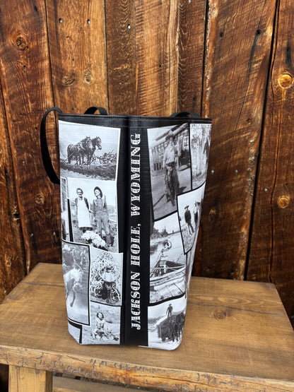Settler's Goods canvas tote bag, detail