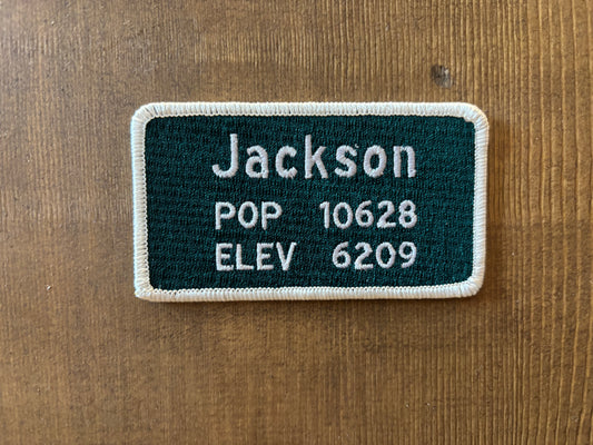 Jackson Road Sign Patch