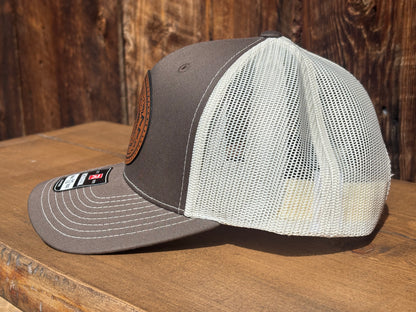Jackson Hole rodeo buckle trucker hat, alternate view